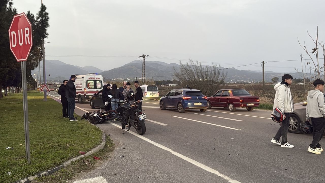 Efeler’de Motosiklet Kazası! 1 Kişi Yaralandı1