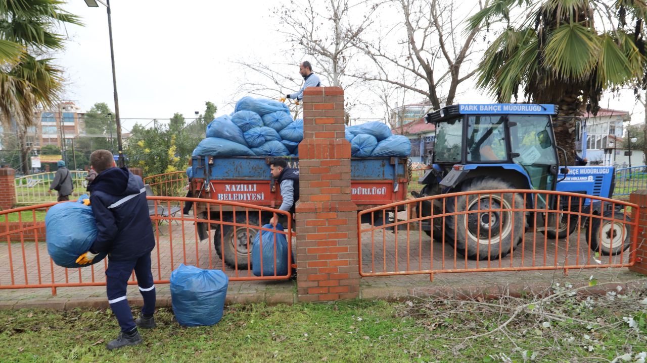Nazilli Belediyesi Yürüyüş Yollarına Bakım 1