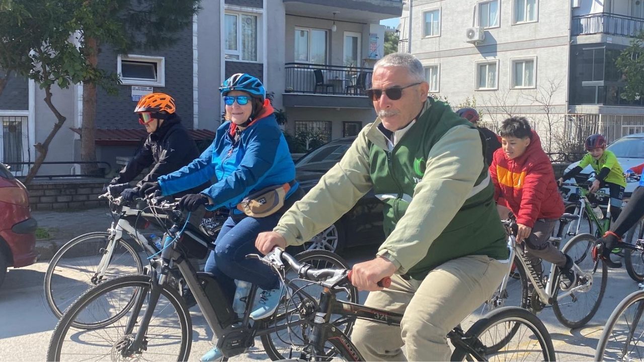 Aydın’da Pedallar Sağlıklı Gelecek Için Çevrildi