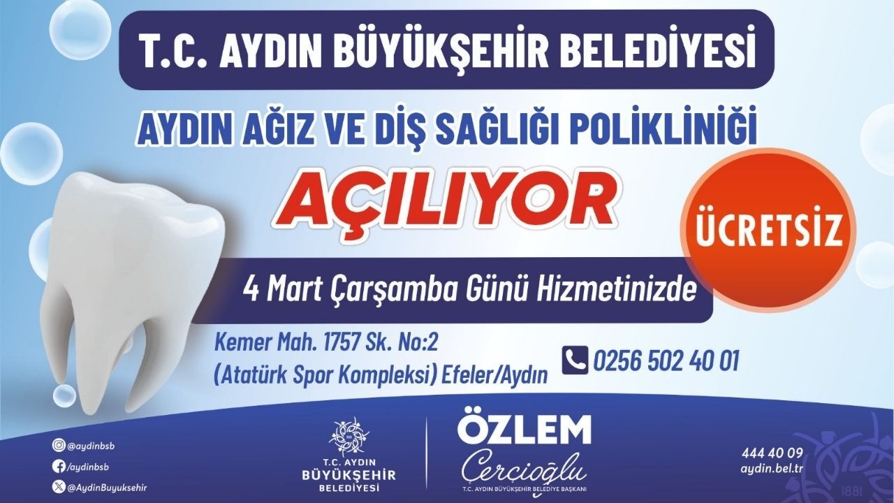 Aydın’da Ücretsiz Sağlık Yatırımı Hizmete Başlıyor