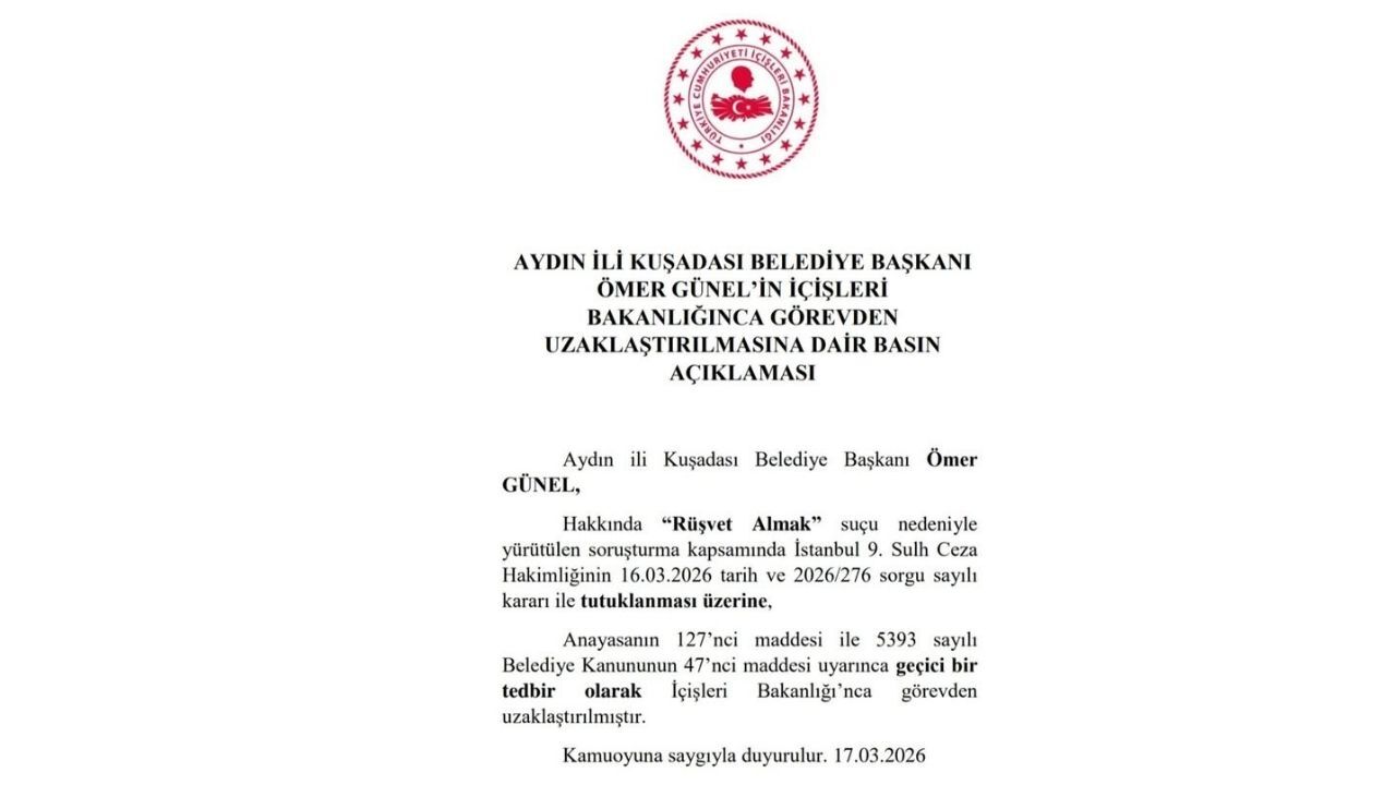 Başkan Günel Görevden Uzaklaştırıldı1