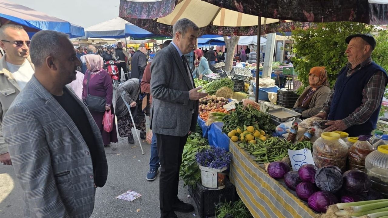 Başkan Künkçü’den Pazar Ziyareti