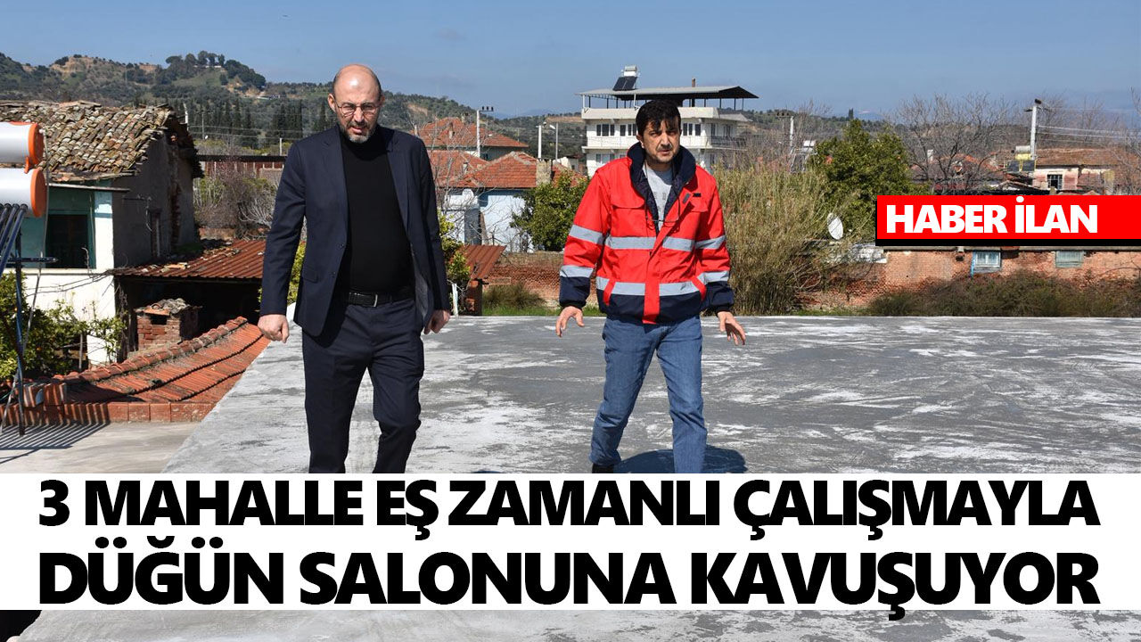 BAŞKAN ZENCİRCİ’DEN DÜĞÜN SALONU HAMLESİ