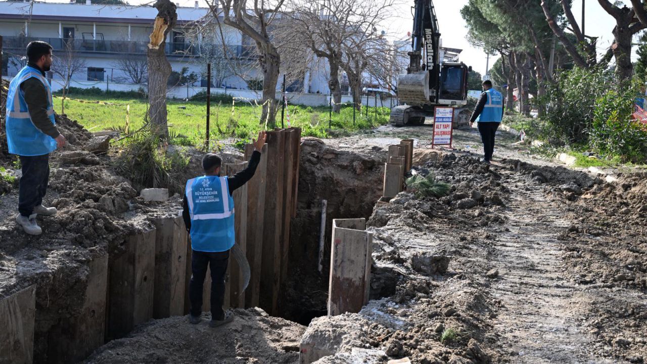 Büyükşehir’den Kuşadası’na Altyapı Yatırımı 2