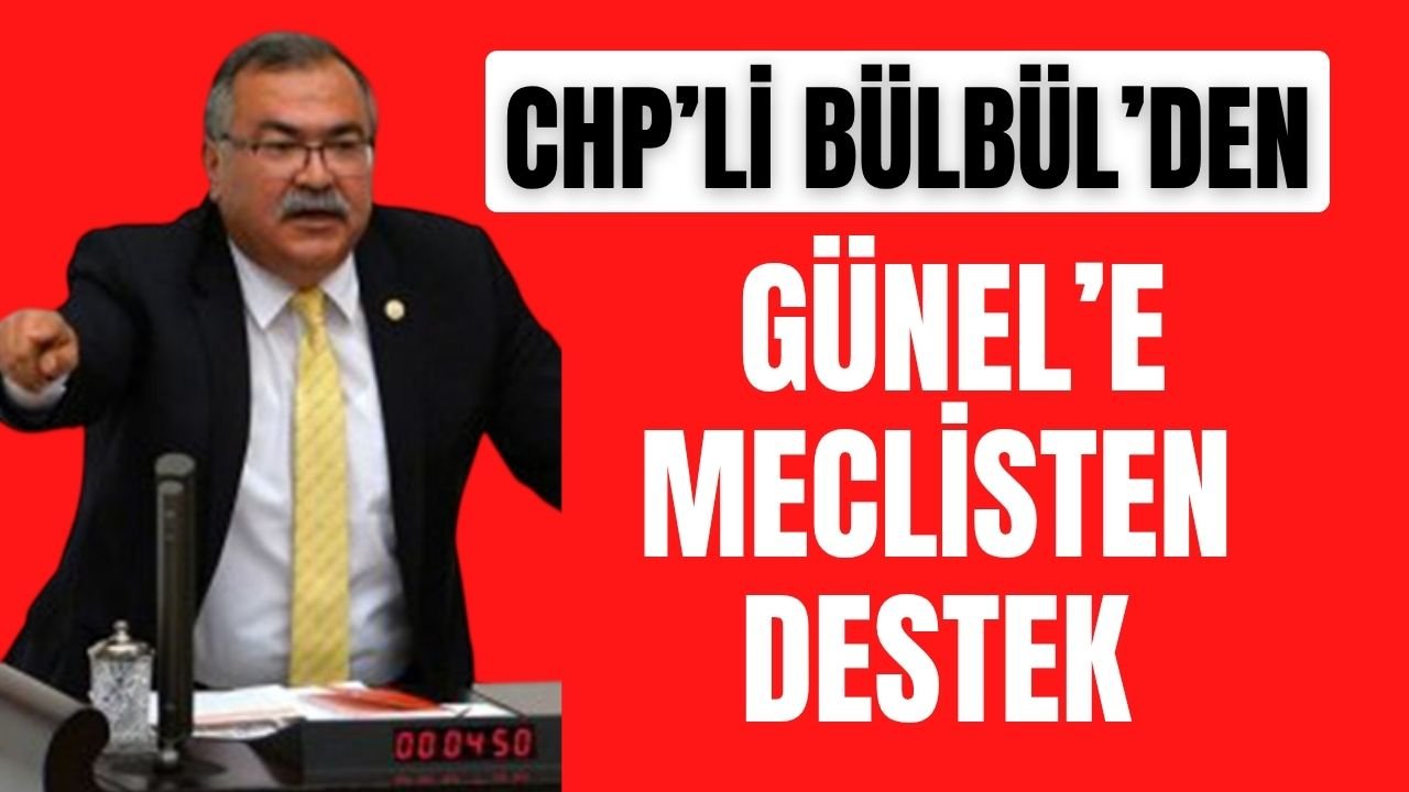 CHP’li Bülbülden Günel’e meclisten destek