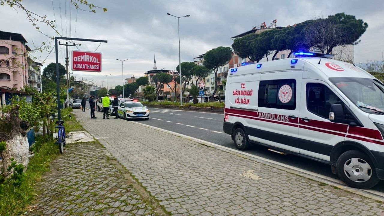 Nazilli'de Motosiklet Kazası 1 Kişi Yaralandı02