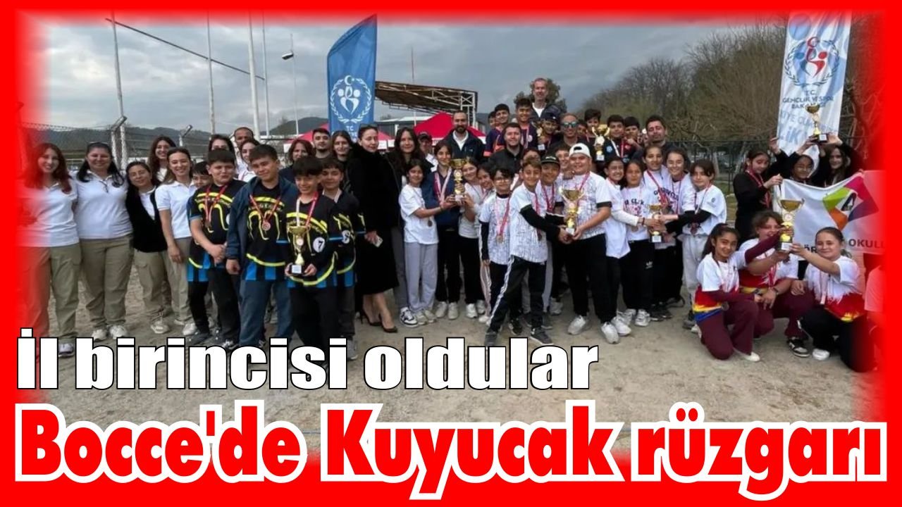 Pamukören Ortaokulu Bocce’de il birincisi oldu