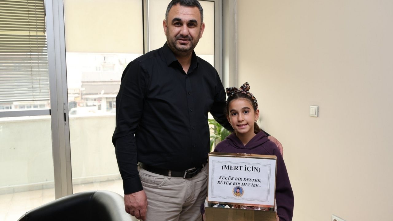 Söke’de Minik Iyilik İpek’ten Mert’e Destek2