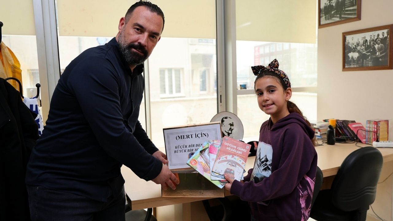 Söke’de Minik Iyilik İpek’ten Mert’e Destek3