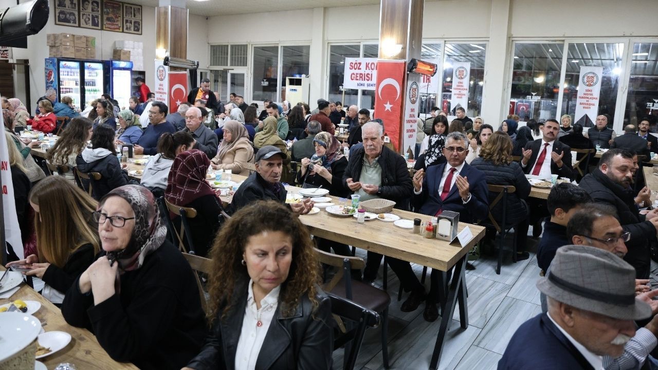Söke’de Şehit Aileleri Iftarda Buluştu