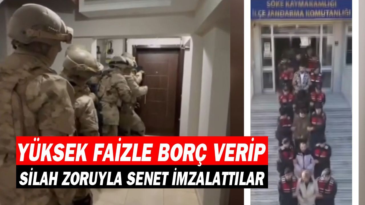Söke’de tefecilik operasyonu: 4 kişi tutuklandı