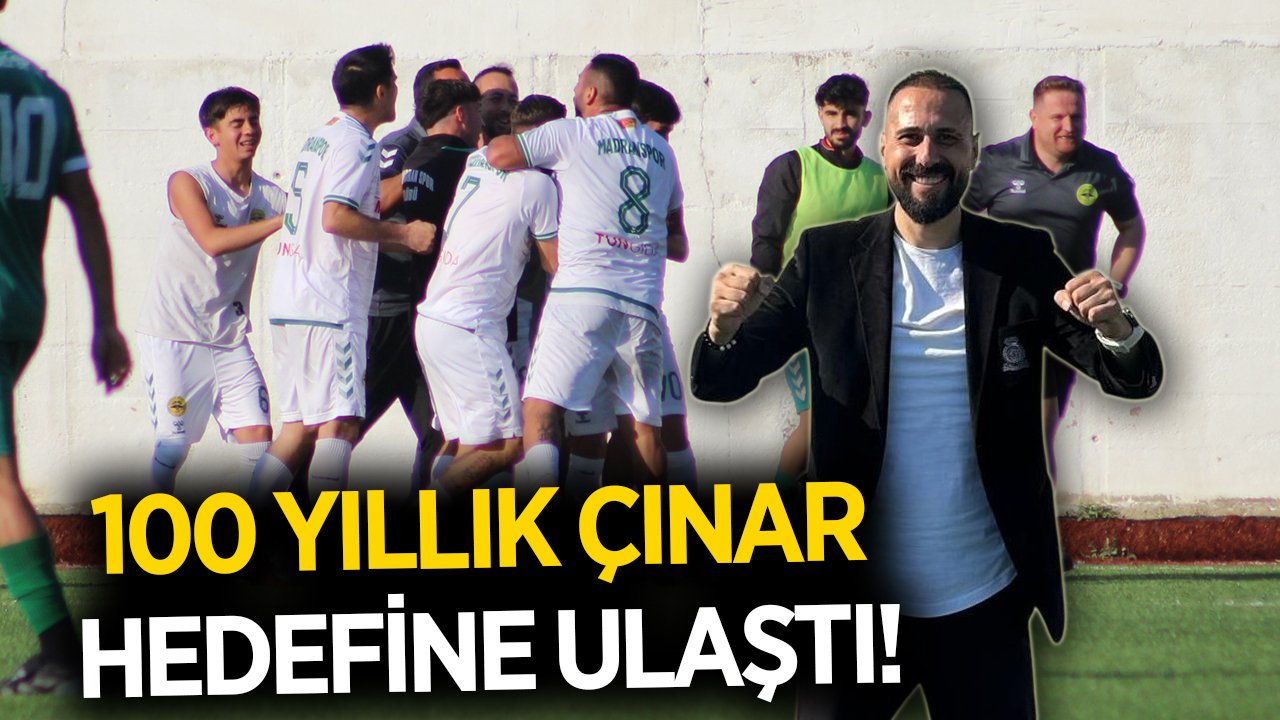 100 yıllık çınar Çine Madranspor Bölgesel Amatör Lig'de