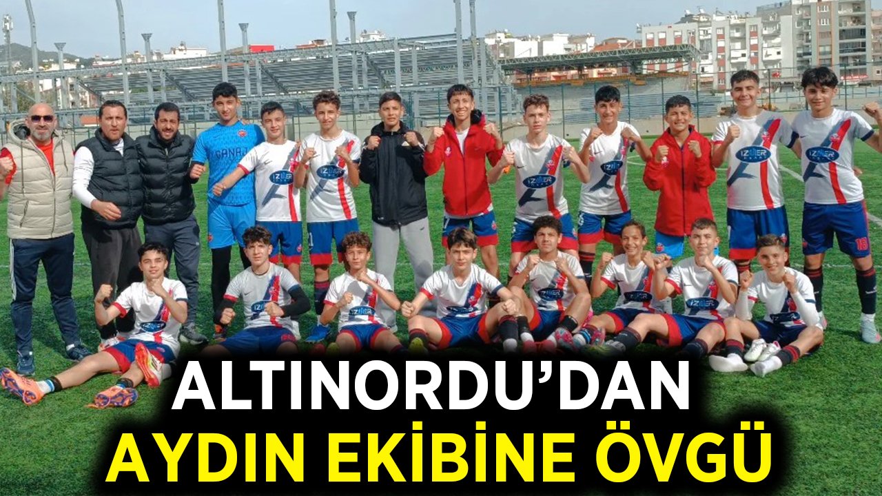 Altınordu'dan Aydın ekibine tebrik mesajı
