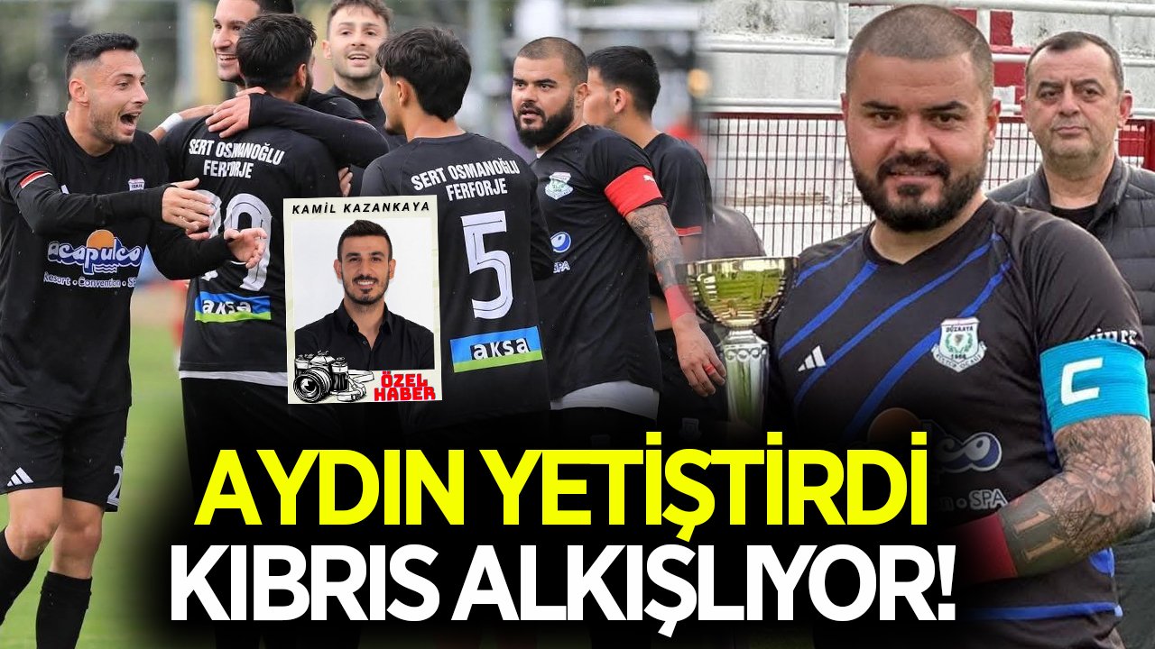 Aydınlı futbolcu Günay, KKTC’de gollerine devam ediyor: Hedef Süper Lig!