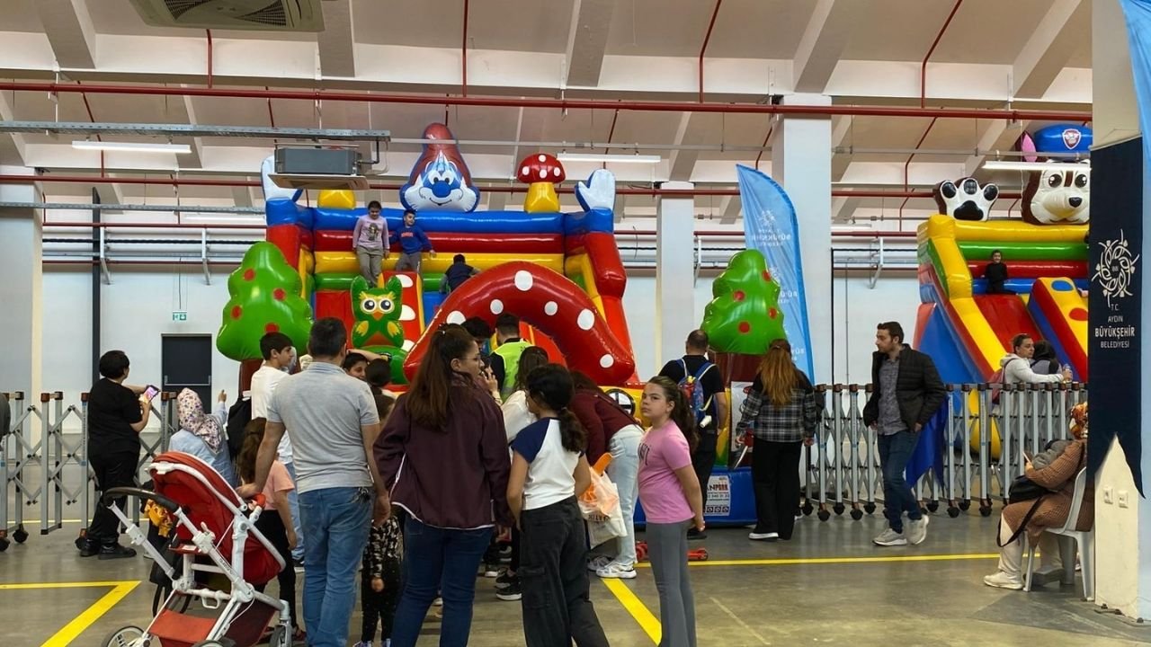 Aydın’da Bayram Coşkusu Çocuk Etkinlikleriyle Büyüdü1