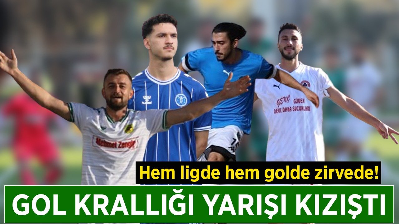 Aydın’da gol krallığı yarışı kızıştı