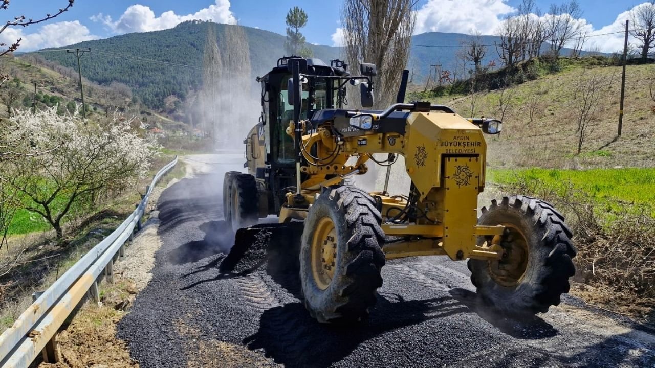 Aydın’da Yol Çalışmaları Hız Kesmiyor