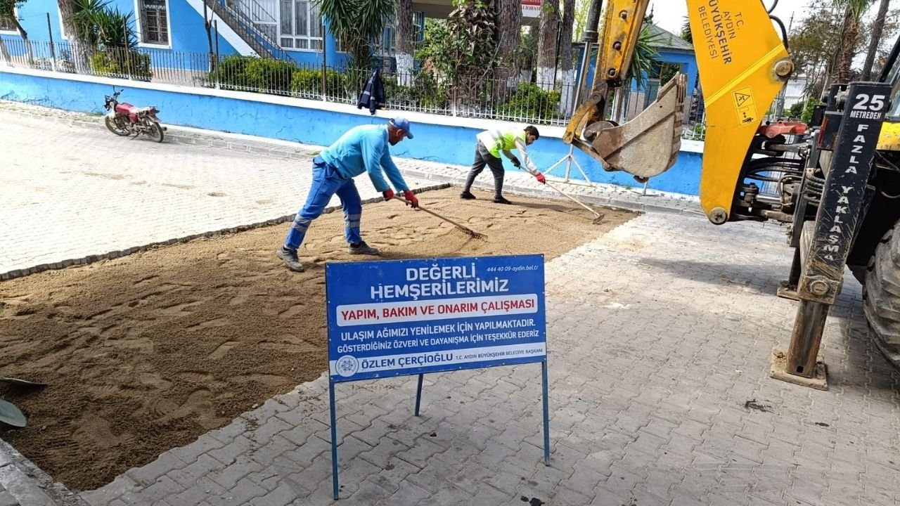 Aydın’da Yol Çalışmaları Hız Kesmiyor4