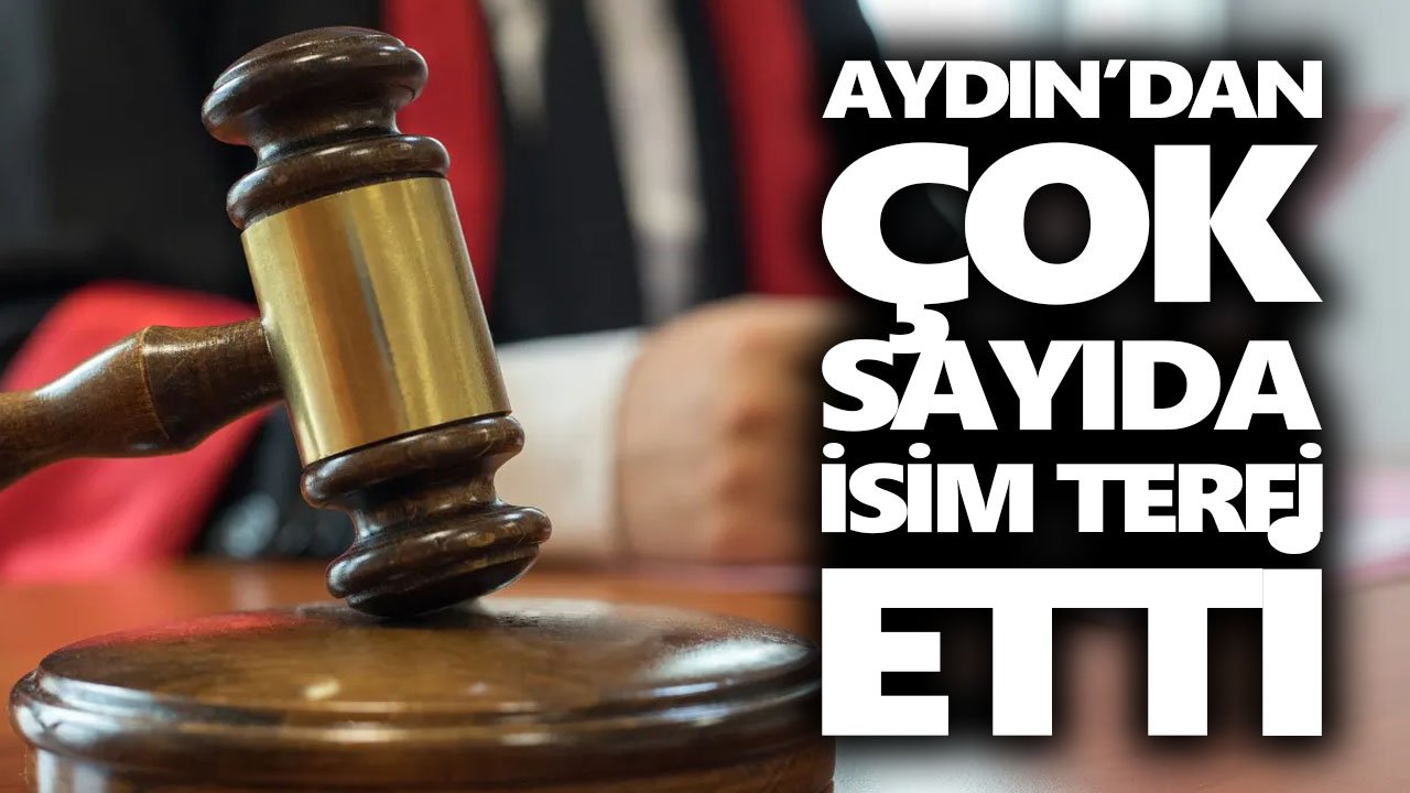 Yargıda yeni dereceler: Aydın’dan çok sayıda isim terfi etti