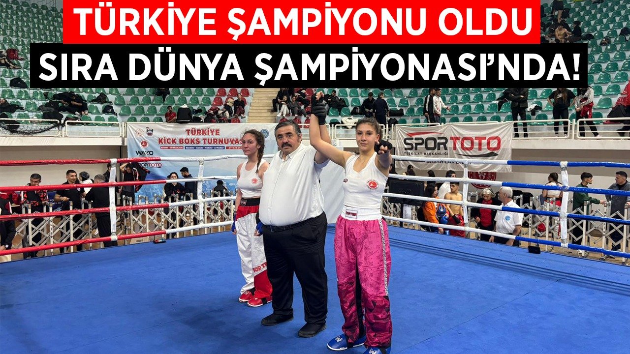 Aydınlı Ceylin Türkiye Şampiyonu oldu