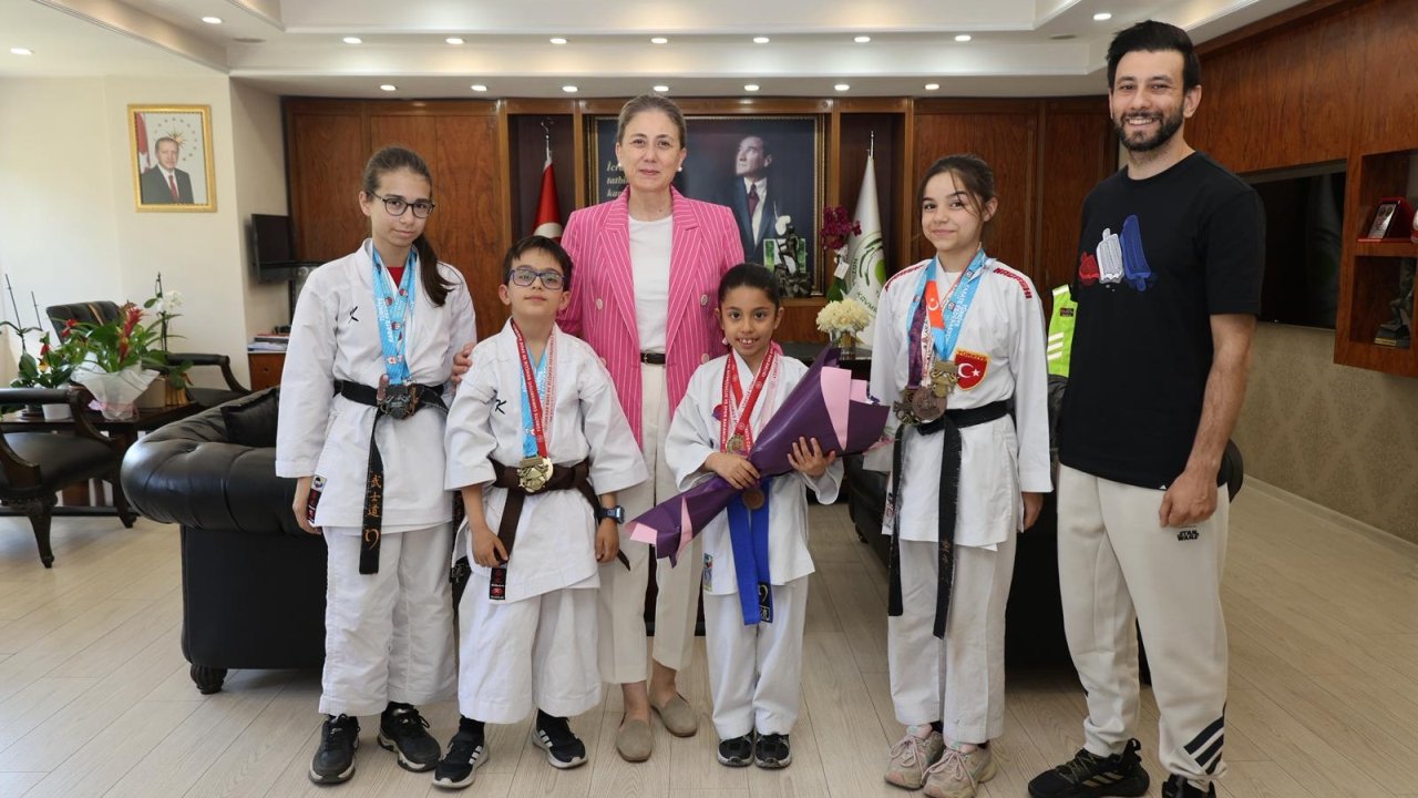 Başarılı Sporculardan Kaymakam Kan'a Ziyaret 1