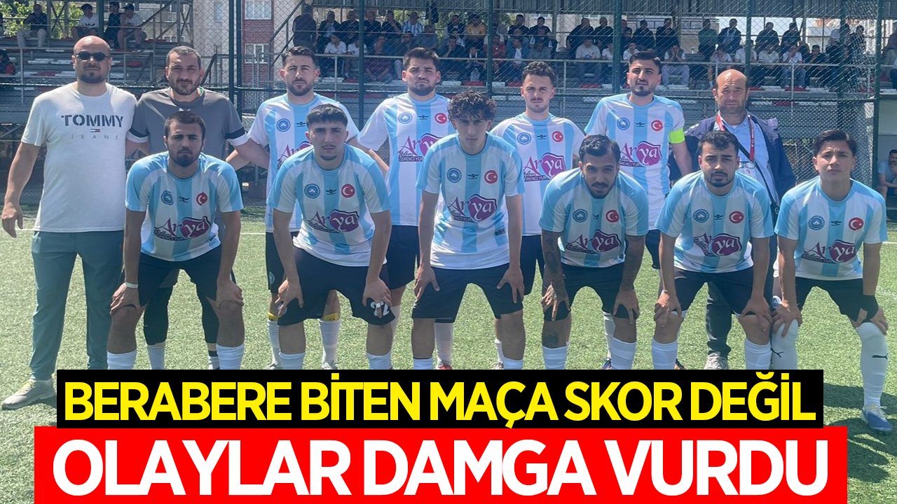 Aydın'da berabere biten maça skor değil, olaylar damga vurdu