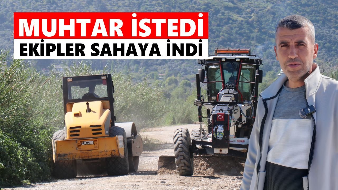 Bozdoğan Belediyesi’nden üreticiye yol hamlesi