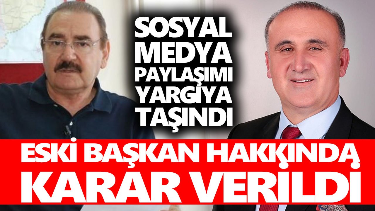 Eski başkan Aksu ile Başkan Kaya mahkemelik oldu