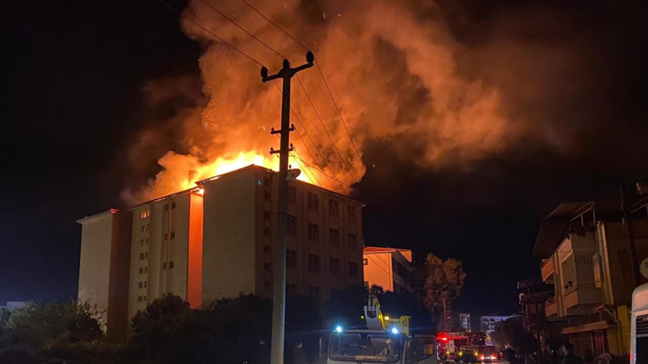 Nazilli’de lise yurdunda çıkan yangın kontrol altına alındı