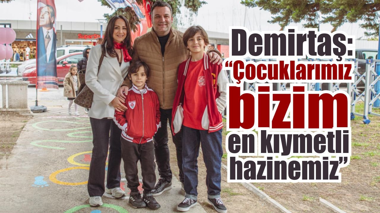 Kuşadası’nda aileler ve çocuklar birlikte eğlendi