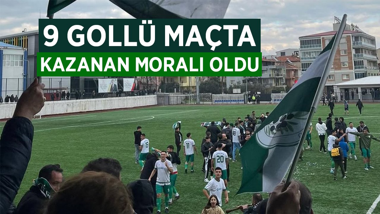 9 gollü maçta kazanan Moralıspor oldu
