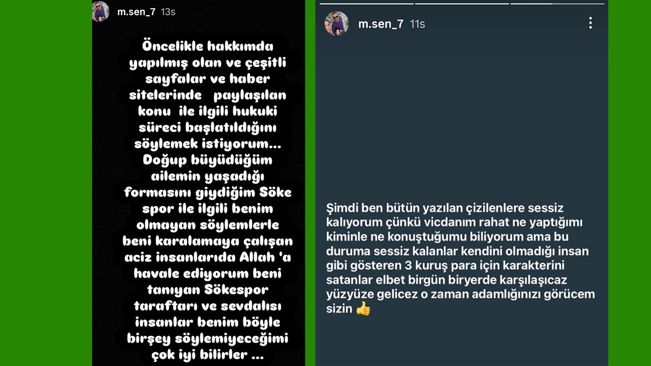 Mustafa Şen Açıklamaları