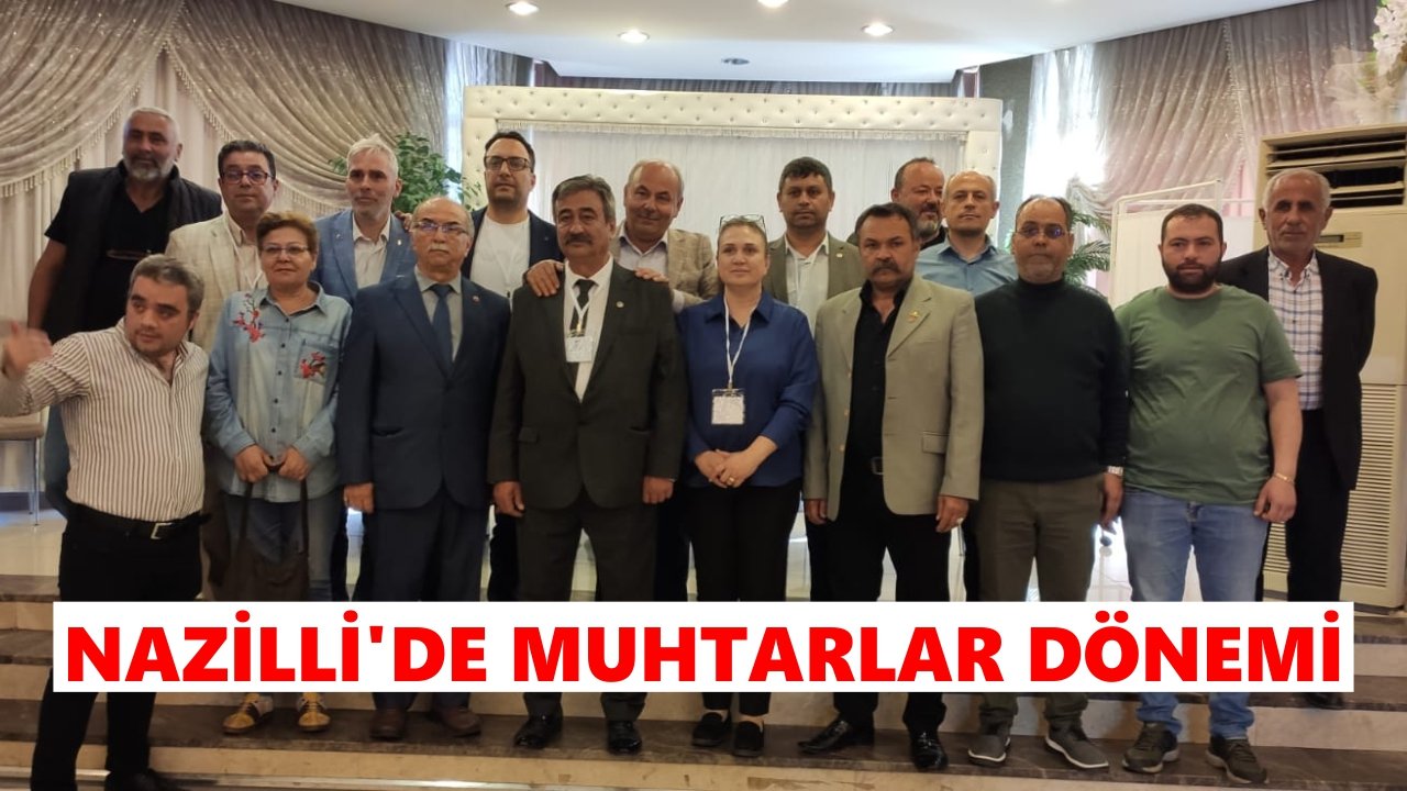 Nazilli Kent Konseyi başkanlığına muhtar Yalın seçildi