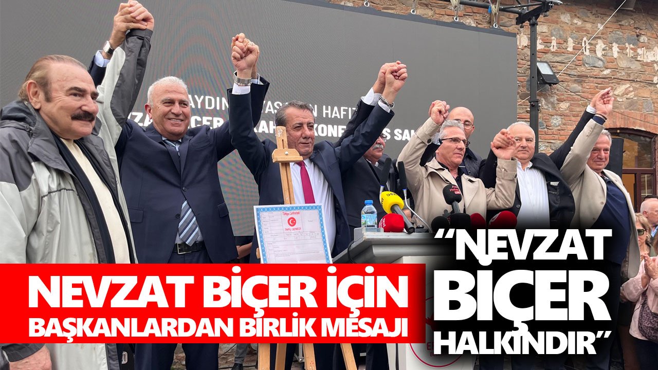 Nevzat Biçer için başkanlardan birlik mesajı