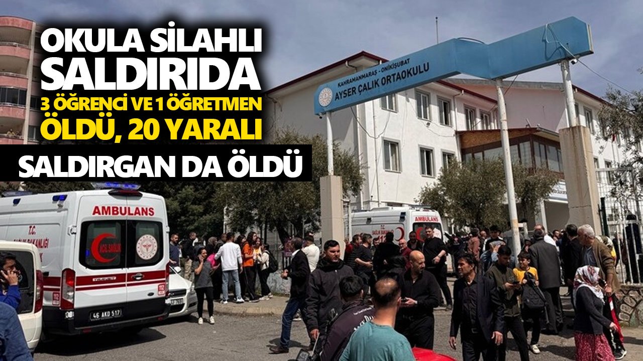 Okula silahlı saldırıda 3 öğrenci, 1 öğretmen öldü, 20 yaralı
