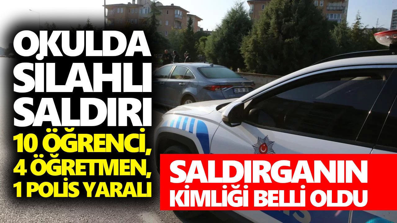 Okulda silahlı saldırı: 10 öğrenci, 4 öğretmen, 1 polis yaralı