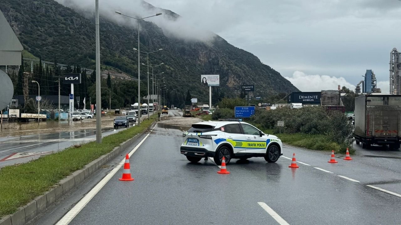 Söke’de Şiddetli Yağış Sonrası Istinat Duvarı Çöktü01