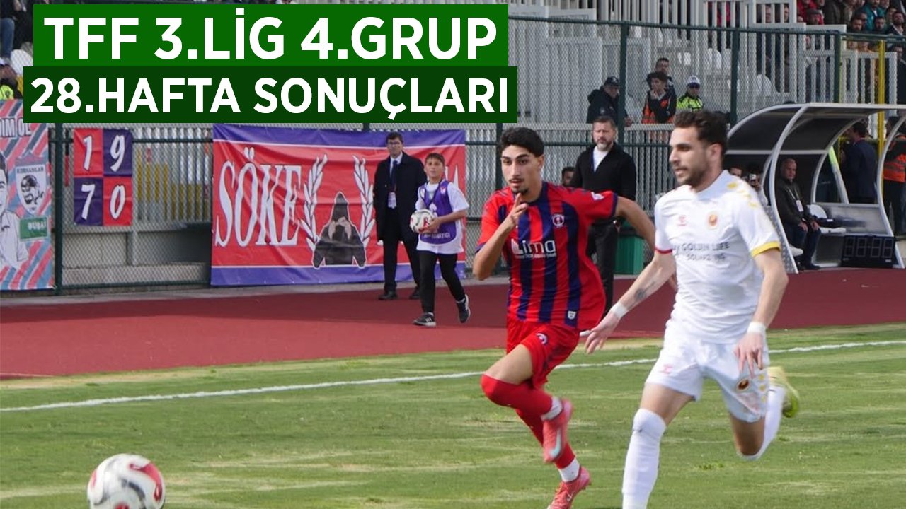 TFF 3.Lig 4.Grup 28.Hafta Sonuçları