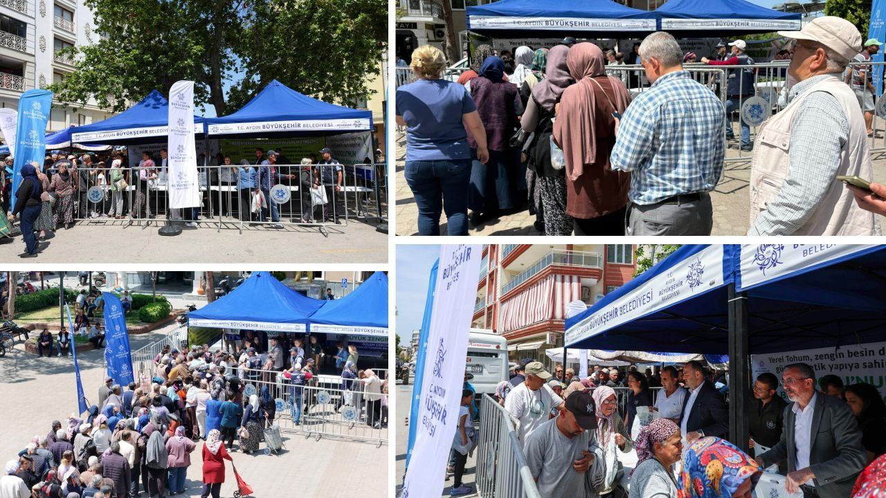 Başkan Çerçi̇oğlu’nun Öncülüğünde Ata Tohumlarindan Üreti̇len Fi̇deler Vatandaşlarla Buluşuyor 2