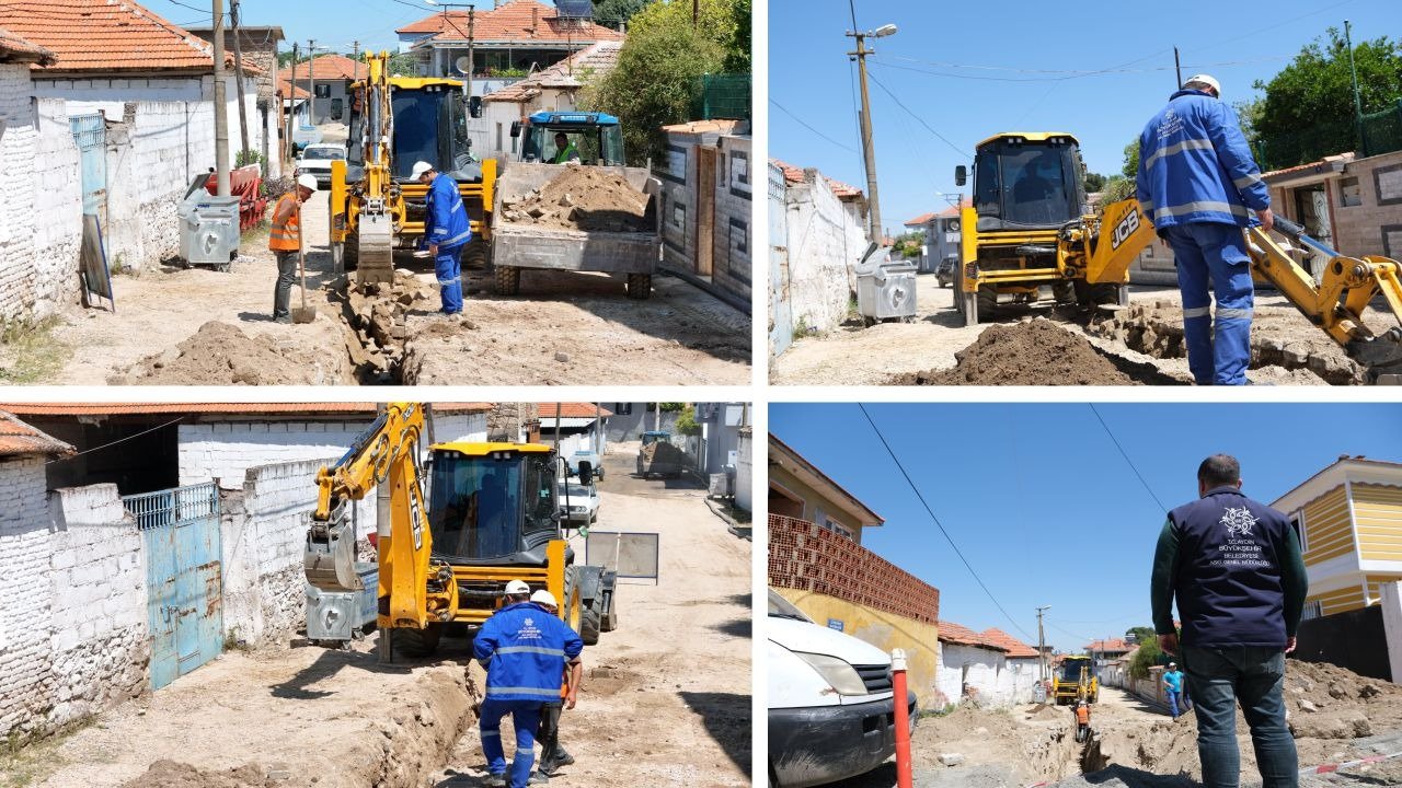 Çerçioğlu’nun öncülüğünde kent genelinde altyapı yatırımları devam ediyor.Aydın Büyükşehir Belediyesi ve ASKİ Genel Müdürlüğü tarafından gerçekleştirilen çalışma, yatırım, hizmet ve projeler 17 ilçenin tamamında Aydınlılar ile buluşuyor. 2
