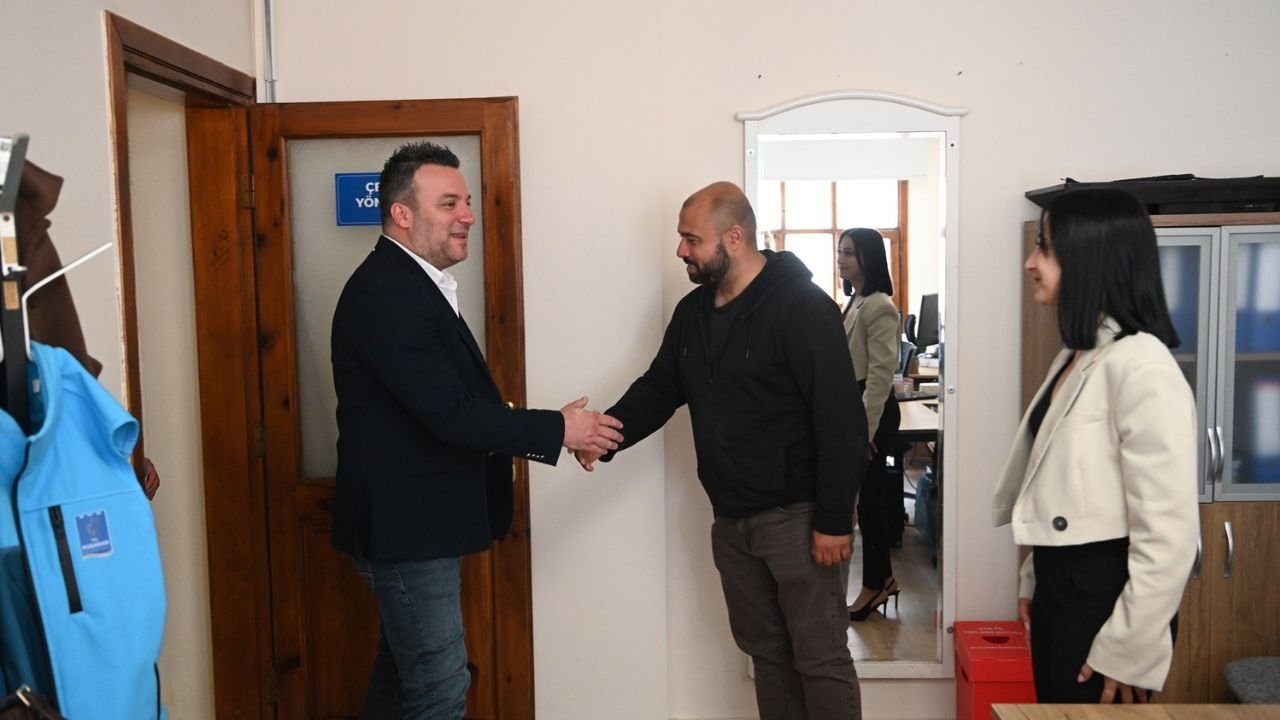 Demirtaş’tan Belediye Birimlerine Ziyaret1
