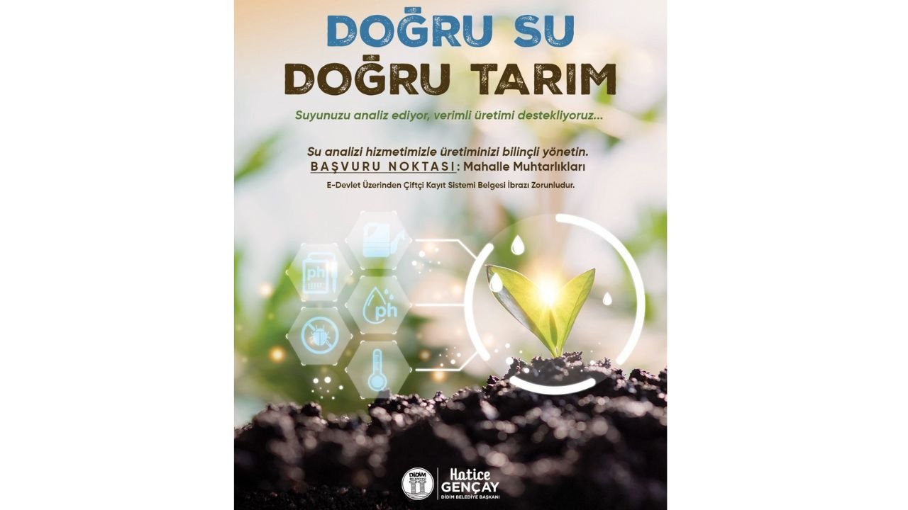 Didim’de Doğru Su Kullanımıyla Verimli Tarım Hedefi01