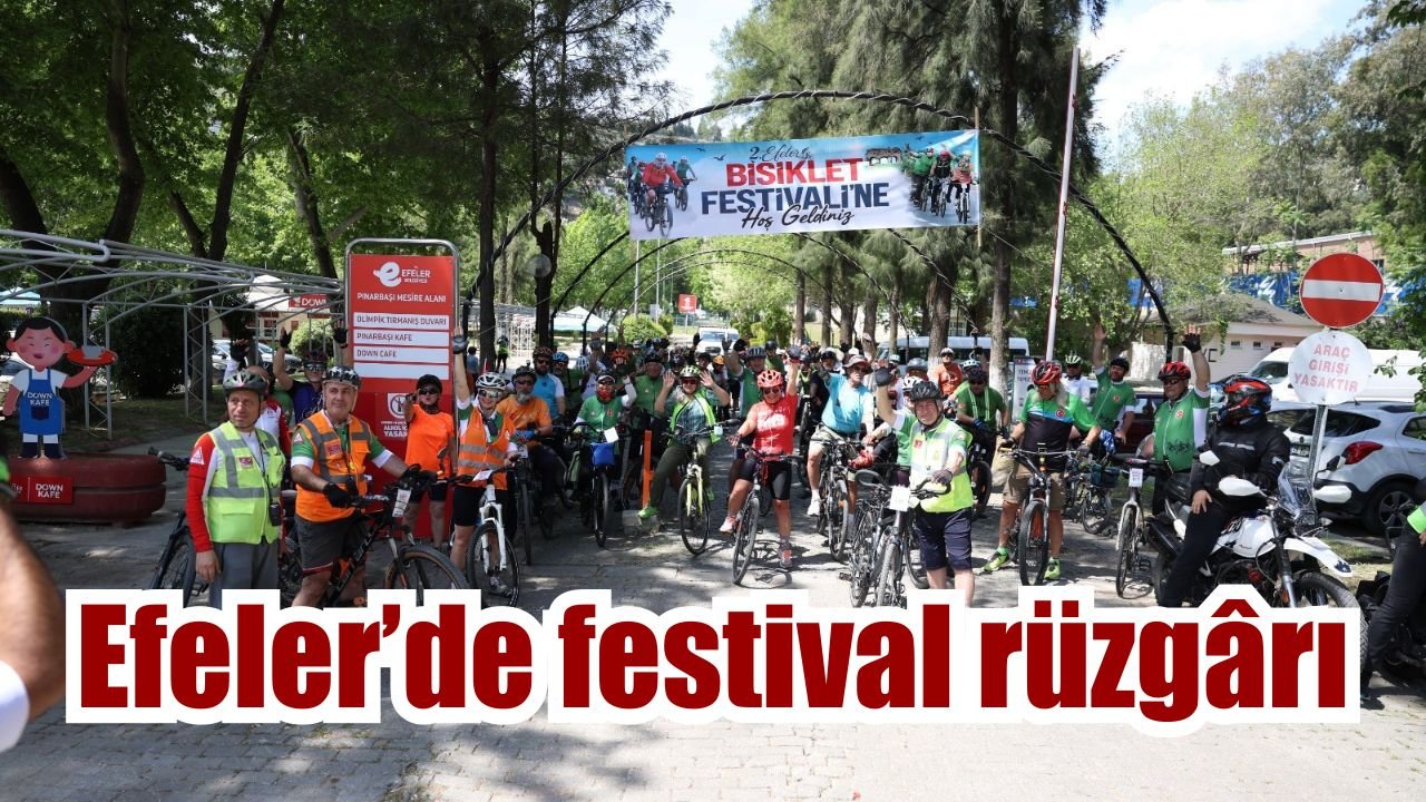 Efeler’de bisiklet festivali start aldı