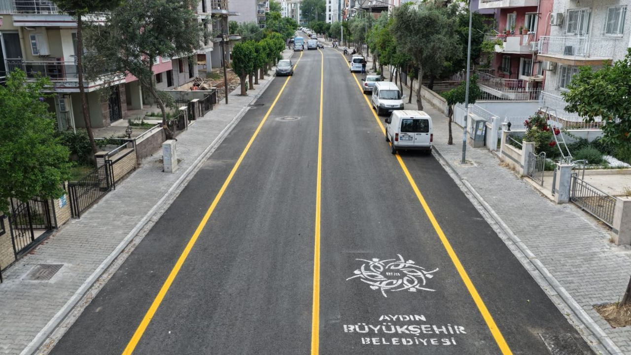 Efeler’de Fidanlık Caddesi Baştan Sona Yenilendi
