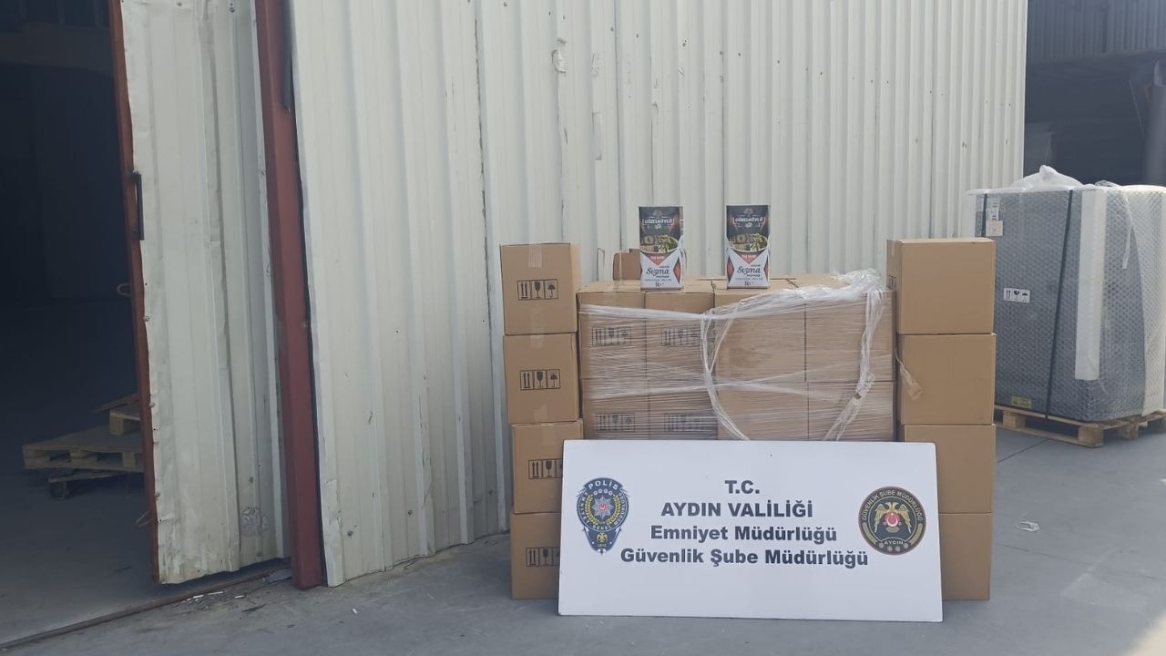 Efeler’de Sahte Zeytinyağı Operasyonu