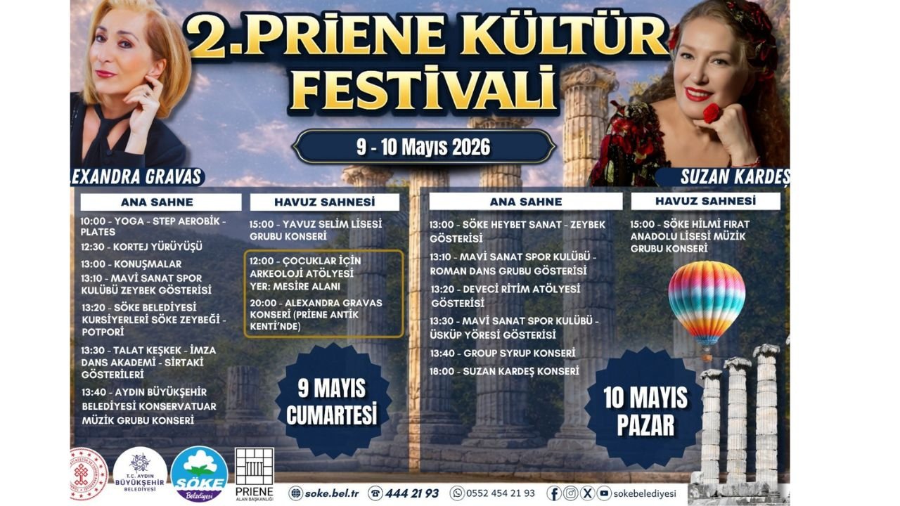 Güllübahçe Priene Festivali Için Geri Sayım Başladı