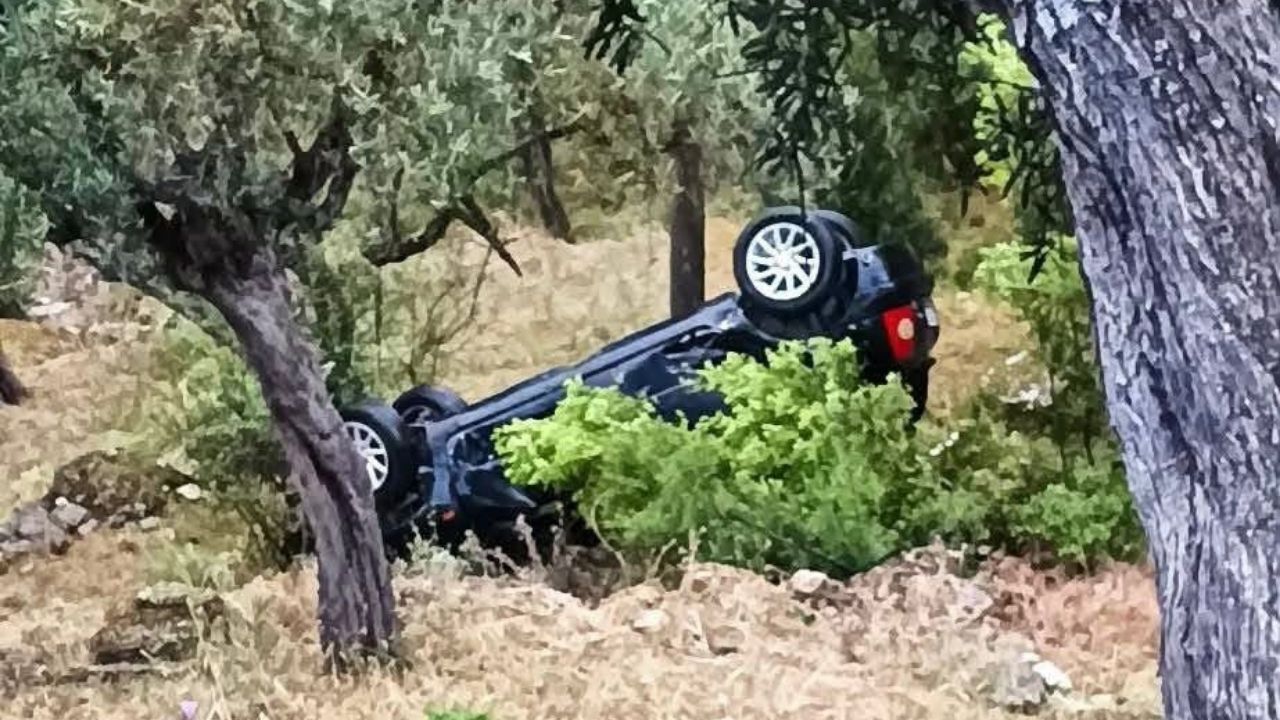Karpuzlu’da Yağış Sonrası Korkutan Kaza