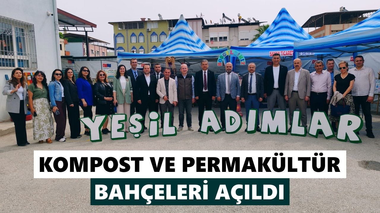 Nazilli'de dikkat çeken etkinlik: Kompost ve Permakültür Bahçeleri açıldı