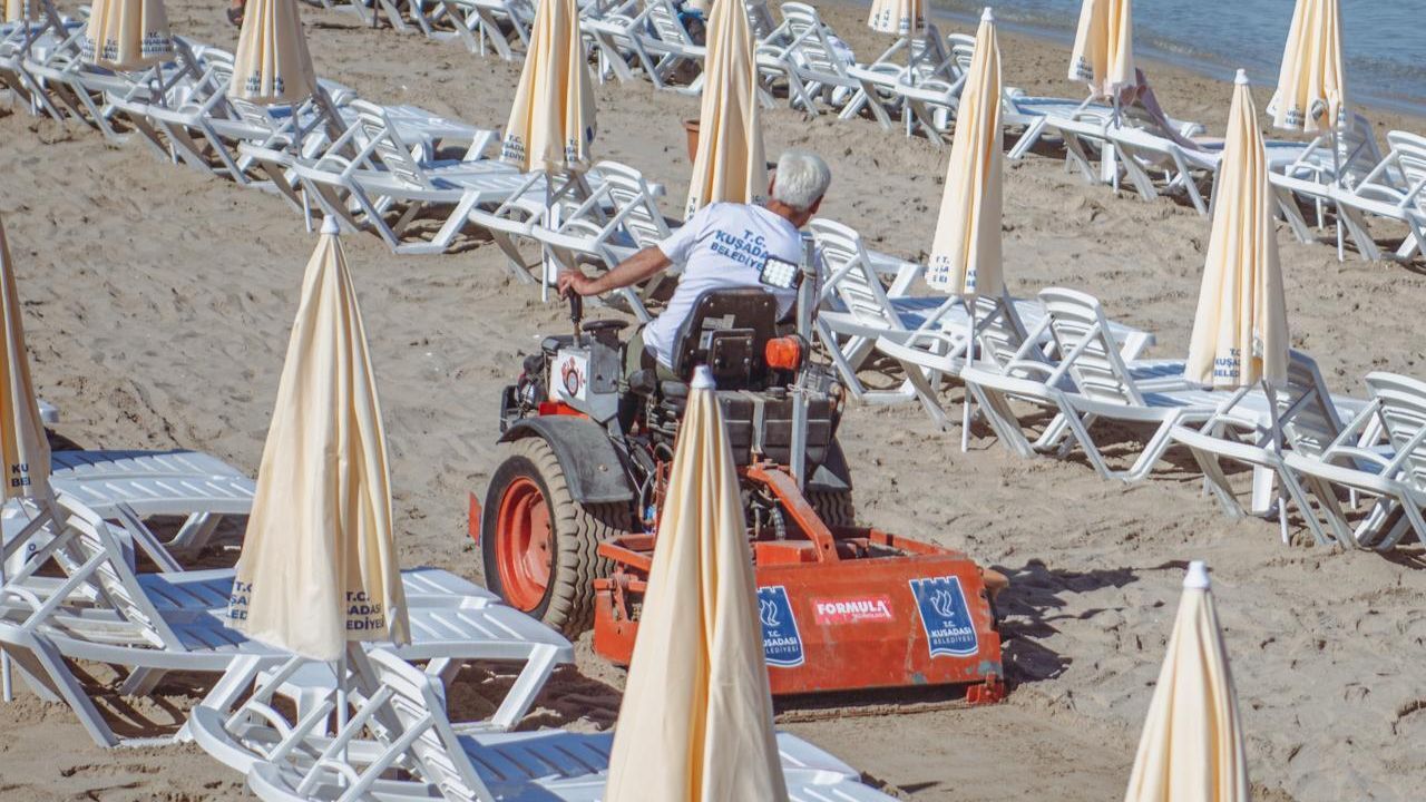Kuşadası Turizme Hazır, Plajlar Tatilci Bekliyor1