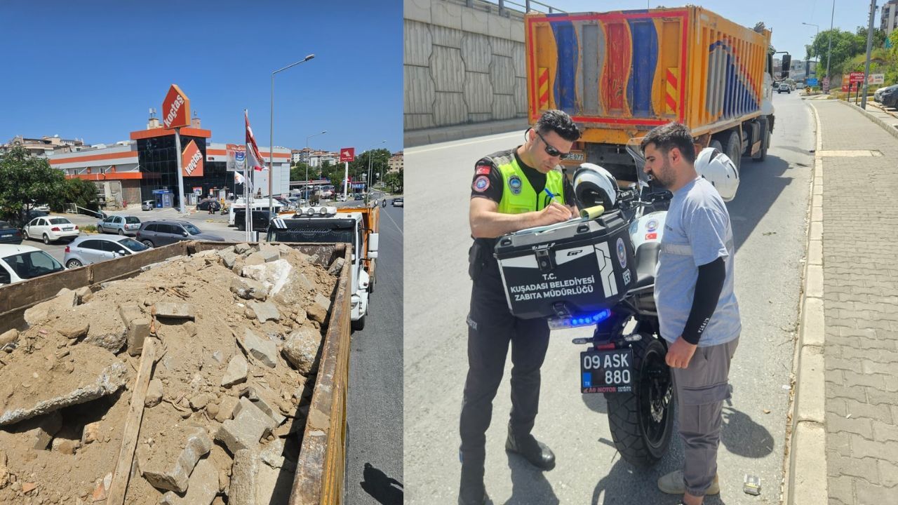 Kuşadası’nda Kamu Yolunu Kirleten Firmalara Ceza Yağdı
